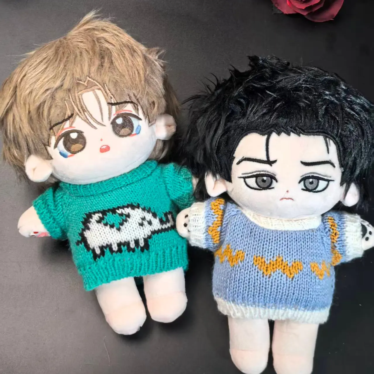 Jinx Korean Manwha Yoai Articulated Collecible Plushie Cotton Doll with Bone-King Dan/Jae-Kyung Zhou-random clothes