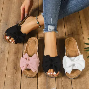 Wedges | Runs Half Size Large | Wide FriendlyWomen's Cute Wedge Sandals With Cork Insole, Arch Support Breathable Summer Shoes, Versatile Platform Sandals Match Dresses & Jeans