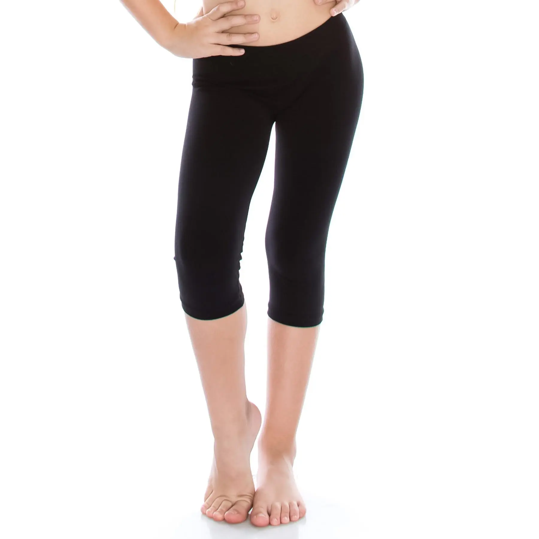 KURVE KIDS BUTTER SOFT CAPRI LEGGINGS