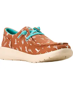 Ariat Women's Women'S Hilo Doodle Casual Shoes Moc Toe - 10053763