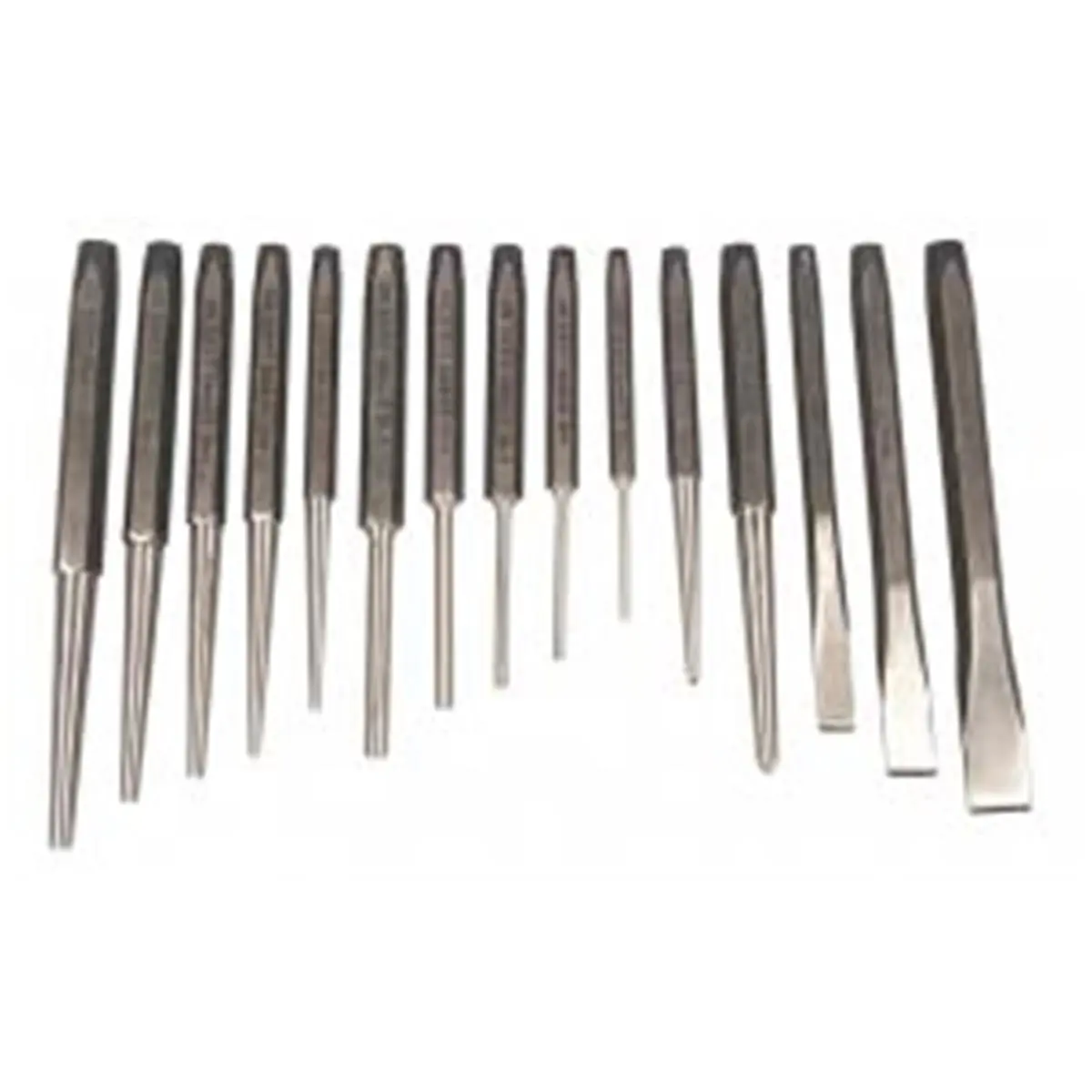 Astro Pneumatic Tool 16-Piece Steel Punch & Chisel Hardware Set - Affordable Carpentry, Wood Carving, Finish Carpentry Hand Tools for Home DIY Woodwork Projects, Carpentry Tools