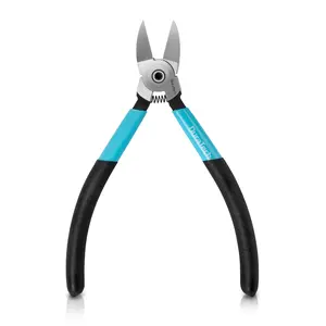 #fathersdaygift DURATECH 6-Inch Professional Wire Cutters, Flush Cutters with CNC Machined Edges, CR-V Thickened Side Cutters, Ultra-Sharp Flush Cut Pliers for Crafting, Electronics, Zip Ties, and DIY Models