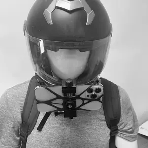 Motorcycle Helmet Mount Accessories for Gopro Hero 13 12 11 10 9 for Smart Phone for DJI OSMO Action 5Pro 4 3 Insta360 X4 X3 X2