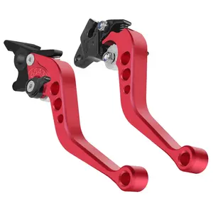 Universal Fit for Motorbike Modification 1 Pair Alloy Motorcycle Brake Handle CNC Motorcycle Clutch Drum Brake Lever Handle