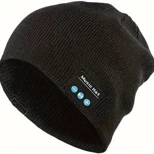 Wireless Beanie Hat with Headphones, Wireless Open-ear Headphones, Bluetooth-compatible Headphones for Men & Women, High Quality Headphones, Ideal Gift for Boyfriend