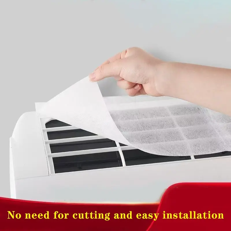 Home Air Conditioner Filter Net, Replacement Parts, Universal Dust Cover, Adjustable Vent Filter, Suitable for Wall-Mounted, Square Floor-Standing, Round Floor-Standing