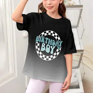Checkered Birthday Boy Happy Birthday Funny Vintage T-Shirt