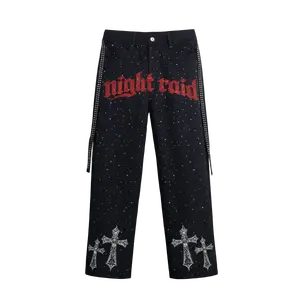 NightRaid “Obsidian Dominion” Studded Denim