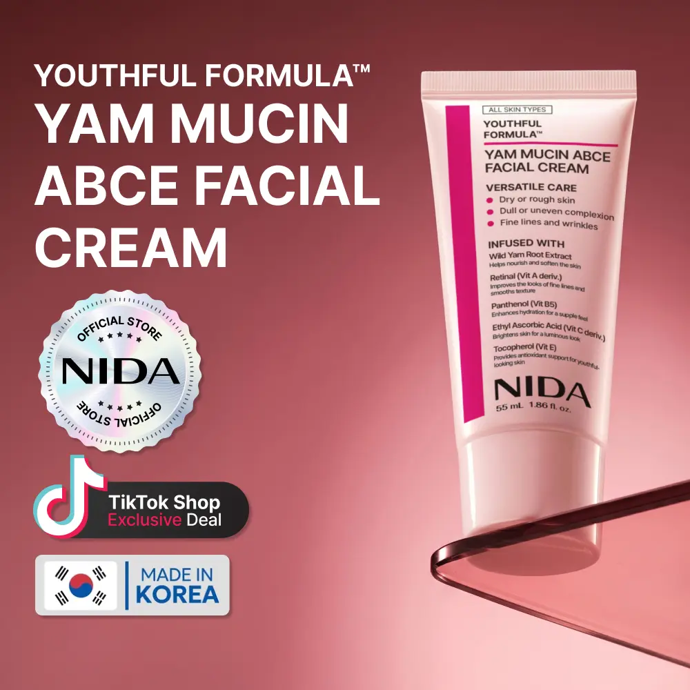NIDA Youthful Formula Yam Mucin  ABCE Facial Cream