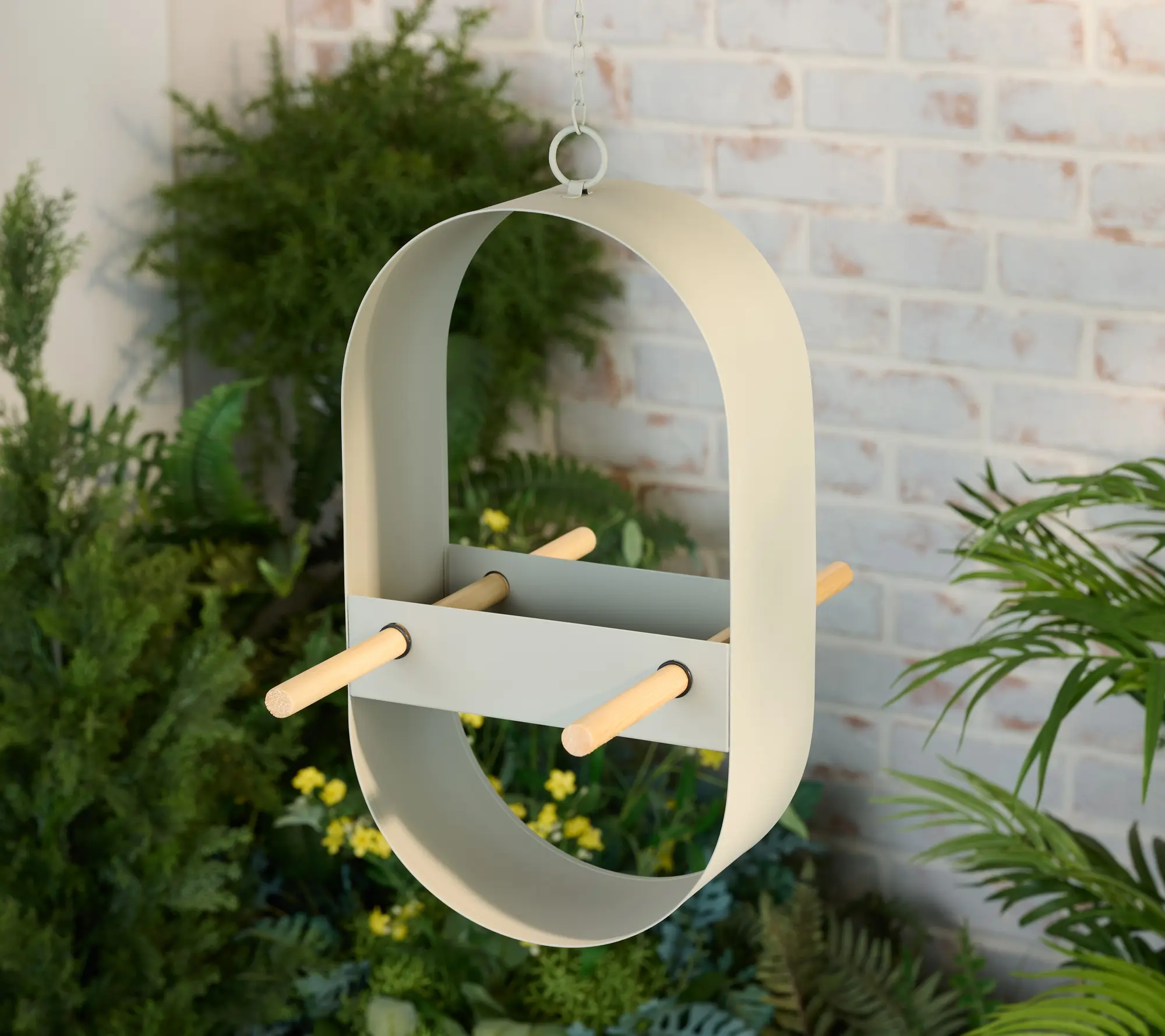 Garden Reflections Hanging Metal Bird Feeder By Sandra