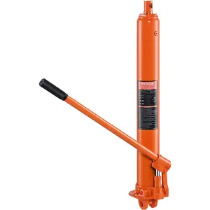 【fathersdaygift】VEVOR Hydraulic Long Ram Jack, 3 Ton Engine Hoist Cylinder with Single Piston Pump And Clevis Base, Hydraulic Ram Cylinder for Engine Lift Hoists, Hydraulic Garage/Shop Cranes, Mechanical, Farm