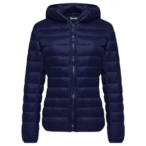 Women's Hooded Packable Ultra Light Weight Short Down Jacket Outdoor giftideas christmasgift