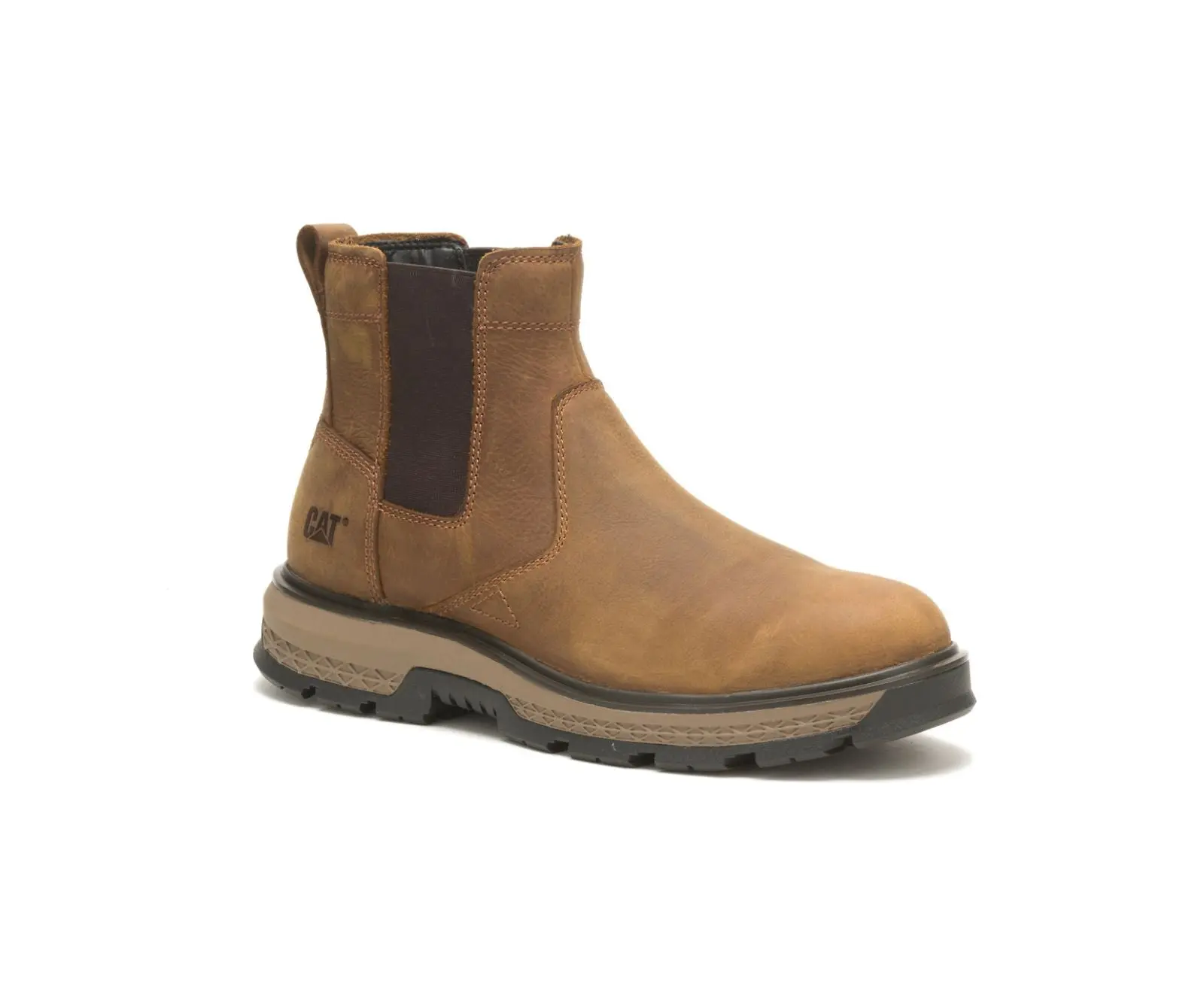 Caterpillar Men's Exposition Chelsea Work Boot (P51060 - Pyramid - Soft Toe)