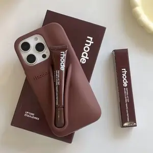 RHODE Lip Treatment Phone Case for iPhone 11–17 Pro Max – Minimal Design, Fashion Style