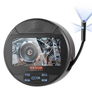 VEVOR Borescope Triple Lens Endoscope Camera with Light, Summervibes,Summervibes, 4.3" IPS Screen Inspection Camera with 8 + 2 Lights, IP67 Waterproof Snake Scope Camera for Automotive, Plumbing (16.4FT Cable, 32GB Card)