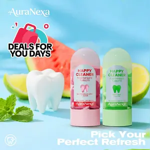 AuraNexa Solid Toothpaste – Fluoride-Free, Eco-Friendly, Portable, Long-Lasting Fresh Breath | Natural Oral Care #Summervibes#DealsForYouDays