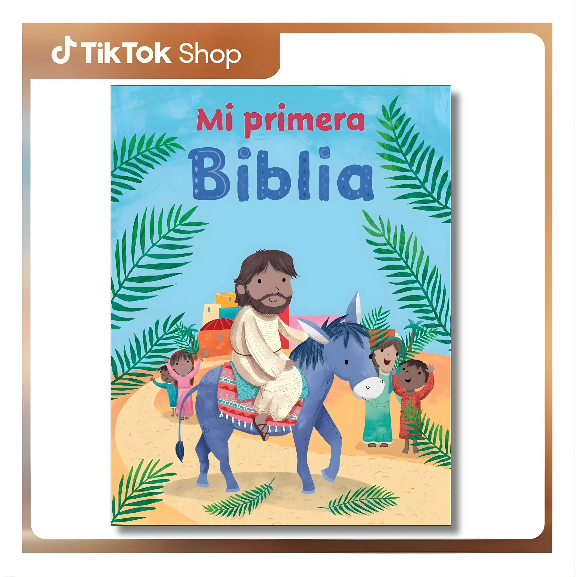 Mi primera Biblia (Toddler Kids Bible, Spanish Edition) by DK - Board Book, Illustrated Christian Baptism Gift for Bedtime Reading