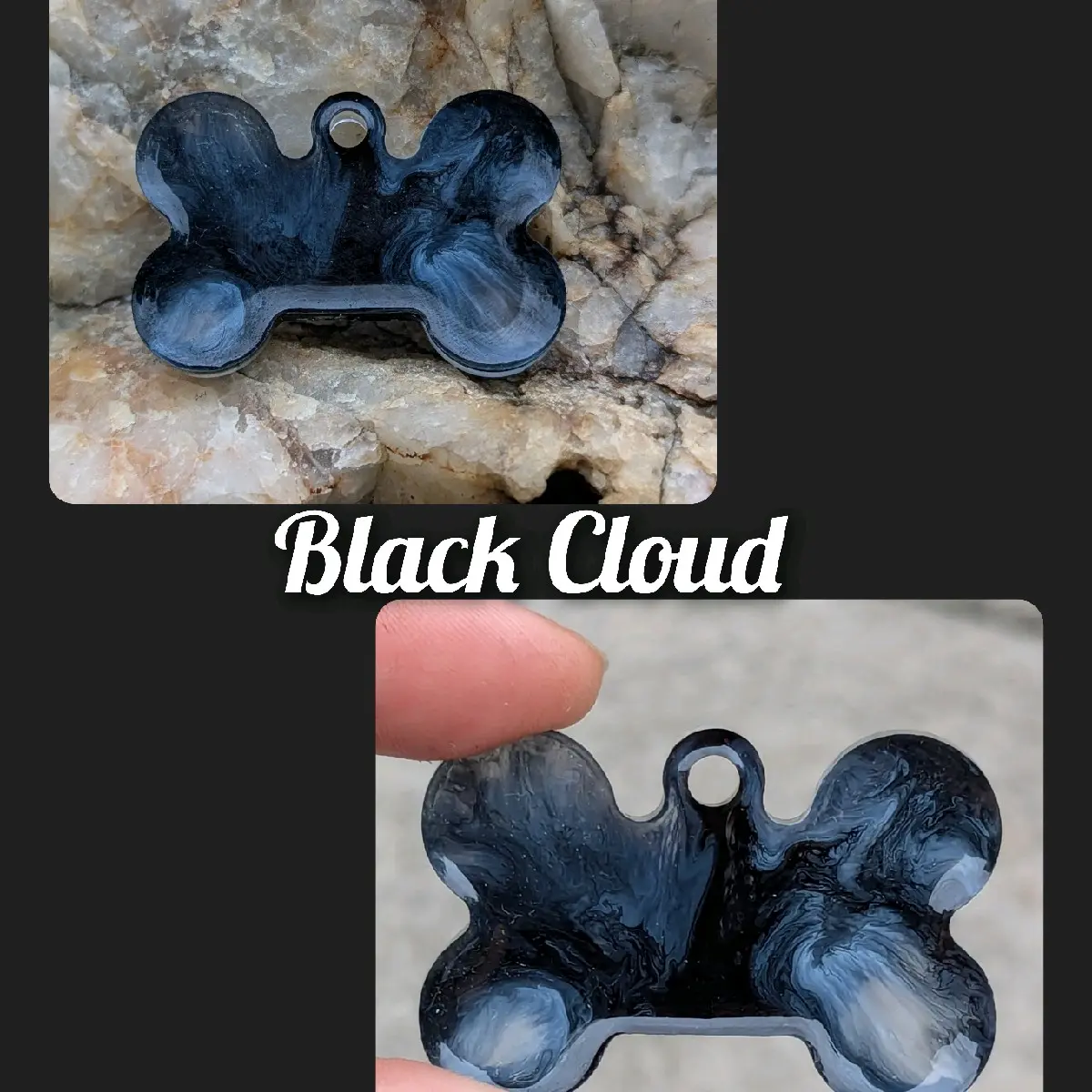 Custom dog tag Bones