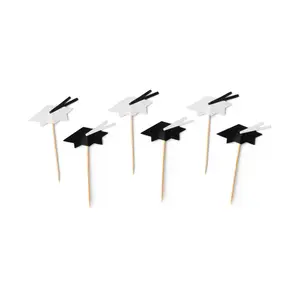 GRAD HAT CUPCAKE TOPPERS