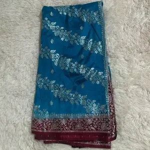 Dola silk saree pre-plated ready to wear falls picco done only saree