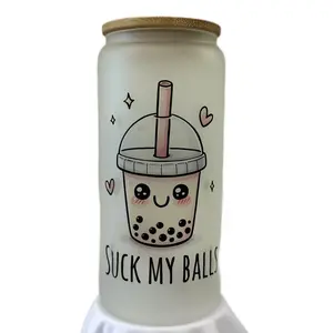 20oz Tindahan “Suck my balls”Reusable Boba Cup