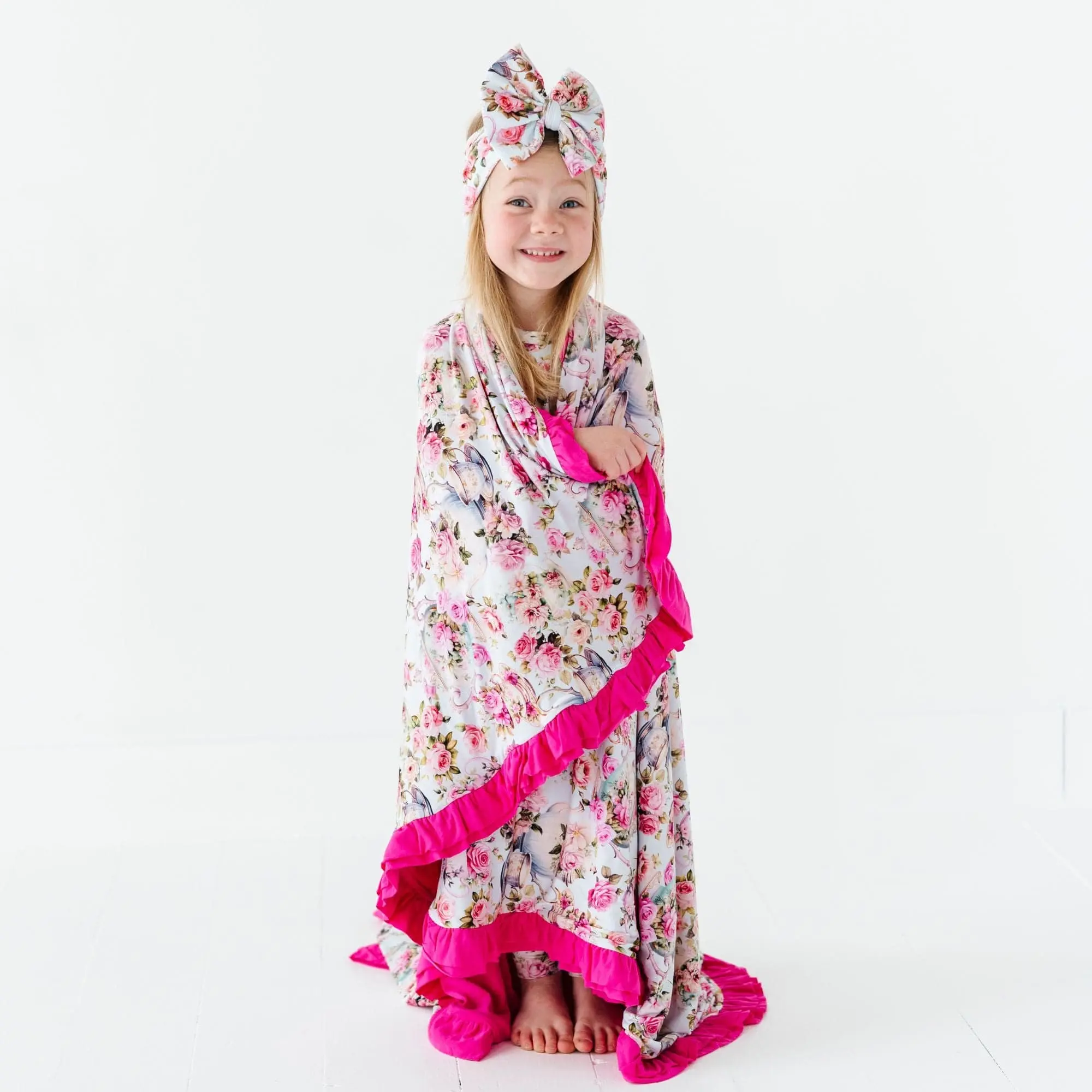 Tea-rific Ruffle Bum Bum Blanket