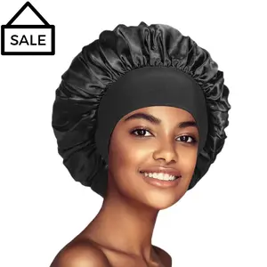 Satin Bonnet for Men & Women, Reversible Double Layer Bonnet for Sleeping, Ideal for Curly Hair & Braids, Comfortable & Stylish