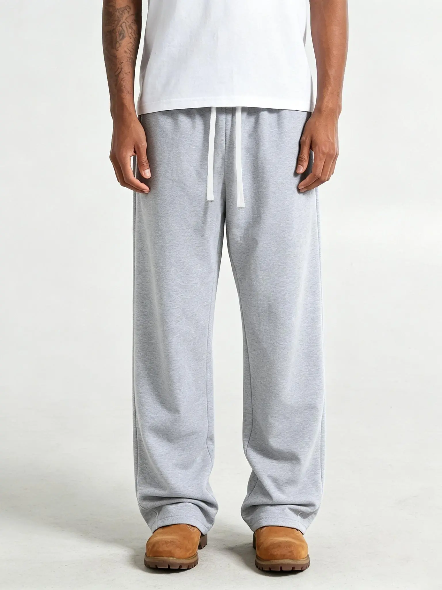 Men’s casual athletic long pants for spring and autumn, loose straight knit sweatpants, simple and versatile Men’s casual athletic long pants for spring and autumn, loose straight knit sweatpants, simple and versatile