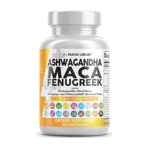 Clean Nutraceuticals Maca Root Capsules For Womens Ashwagandha Fenugreek Supplement with Tongkat Ali, Ginseng for Fitness & Wellness – Internal Fire