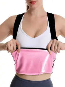 Women's Solid Color, Breathable Comfortable Stretchable Activewear Sports Tank Top Athletic Yoga Tops for Yoga Gym Workout Running, Ladies Sportswear for All Seasons, Fitness Running Tops