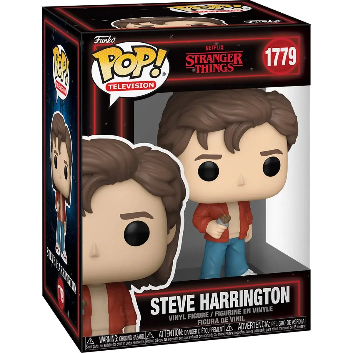 Stranger Things Season 5 Steve Harrington Funko Pop! Vinyl Figure #1779 Stranger Things Season 5 Steve Harrington Funko Pop! Vinyl Figure #1779