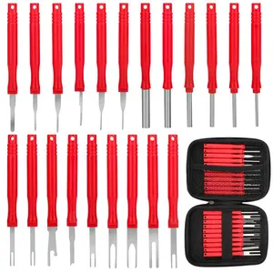 21Pcs Terminal Removal Tool Kit Electrical Wire Connector Pin Release Extractor