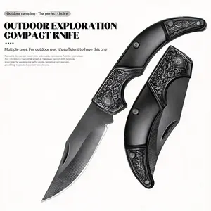 Sharp Folding Fruit Knife | Premium Stainless Steel Kitchen Paring , Ergonomic Carved Handle, Portable Compact Knife for Home Kitchen Fruie & Veggie Cutting Fruit  Kitchen , Paring , Folding,table  Pocket Kitchen