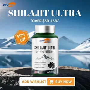 FLYNEW Optimal Potency | Shiilajit Ultra | Adaptogen Energy Stamina Immune Antioxidants | Made in USA | 60 Capsules