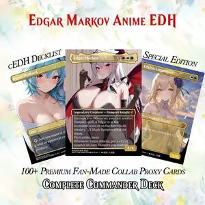 Crimson Dynasty Custom Deck - 110+ Pcs Gothic Vampire Tabletop Set