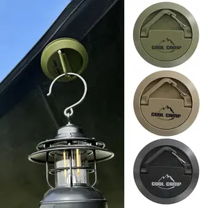 Camping Tent Strong Magnetic Hook Multi-purpose Tent Ceiling Clip Lock Outdoor Travel Portable Hook Kerosene Lamp Hanging