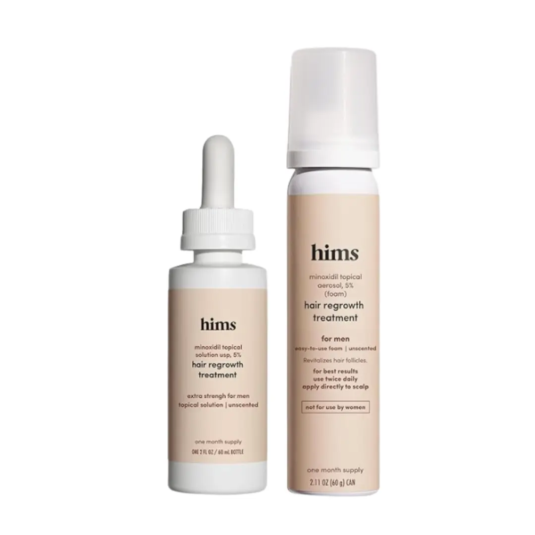 Hims Minoxidil 5% Serum + Minoxidil 5% Foam Bundle Hims Minoxidil 5% Serum + Minoxidil 5% Foam Bundle