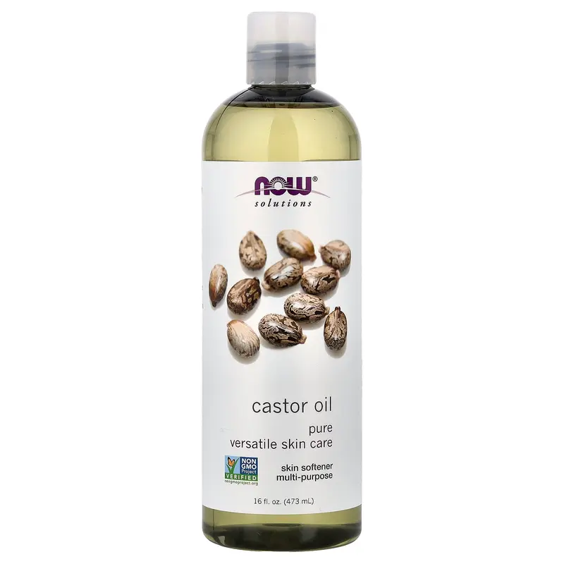 NOW Foods Solutions, Castor Oil, 16 fl oz (473 ml)