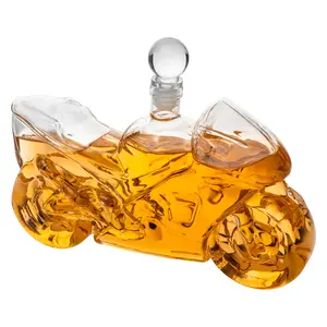 Sport Bike Decanter - 750ml Glass Motorcycle Shaped Decanter