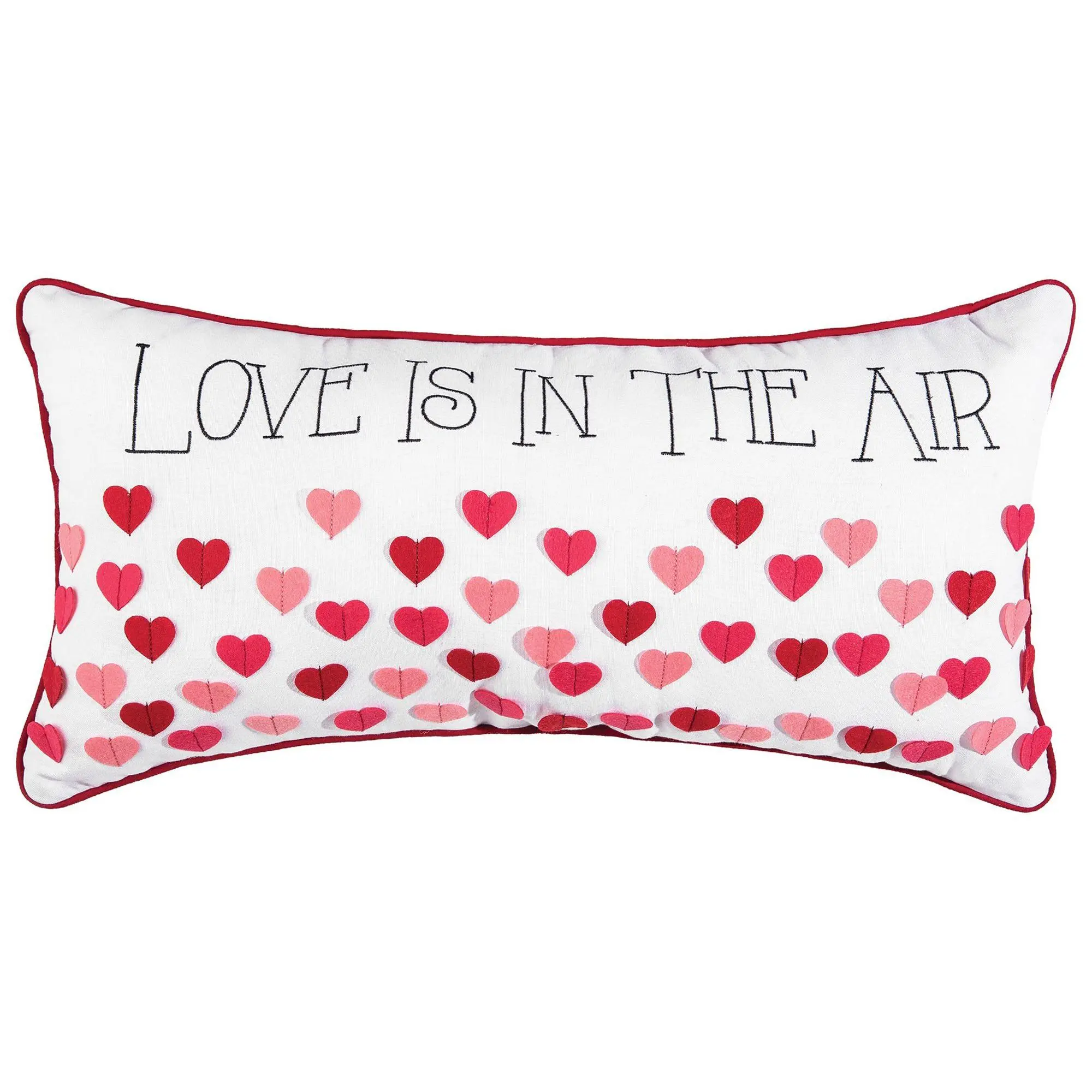 12" x 24" Love Is In The Air Valentine's Day Pillow by Valerie 12" x 24" Love Is In The Air Valentine's Day Pillow by Valerie