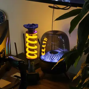 Original Shock Absorbing Spring Lamp coilover Lamp Car Ambient Light Car Decoration Creative Personalized Light Gift E-sports