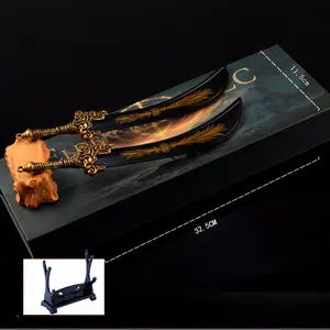 Elden Ring Starscourge Greatsword Full Metal Replica model - Premium Zinc Alloy Radahn Collectible Desk Display with Stand Series Box