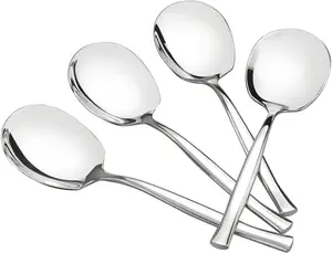 8-Piece Stainless Steel Buffet Serving Spoon, Large Serving Spoon Idomy