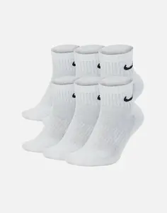 Mens Nike 6-Pack Everyday Cushioned Training Ankle Socks