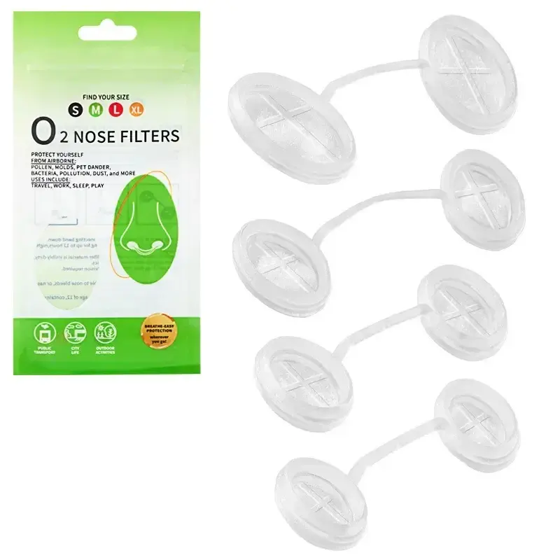 Nasal Filters & Nasal Dilators, Allergy & Dust Protection, Drug-Free Latex-Free Invisible Nose Accessory