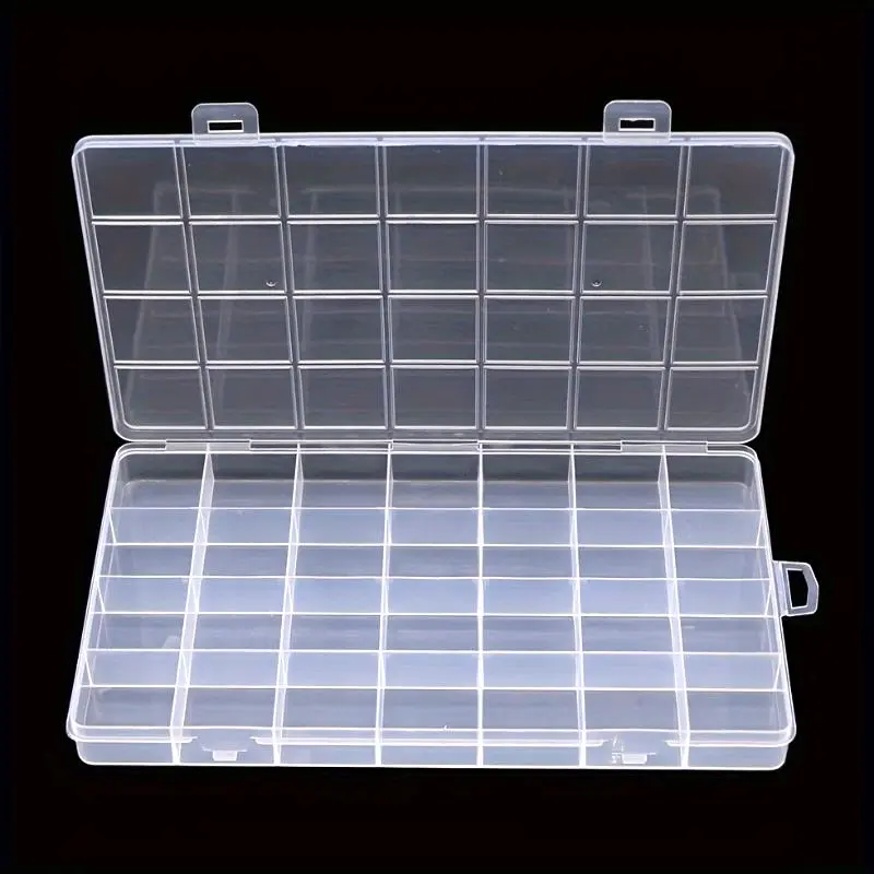 28-compartment Durable Plastic Organizer, Multifunctional Jewelry & Bead Storage Box, Ideal for Earring Collections, Crafting Supplies & Fishing Gear, Hobbies Organiser, Organizing Tool, Useful Box