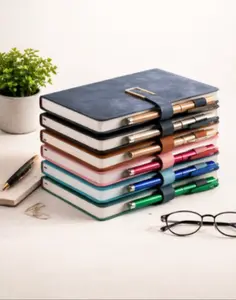 Reflective Leather A5 Journal – Lined, 200 Pages