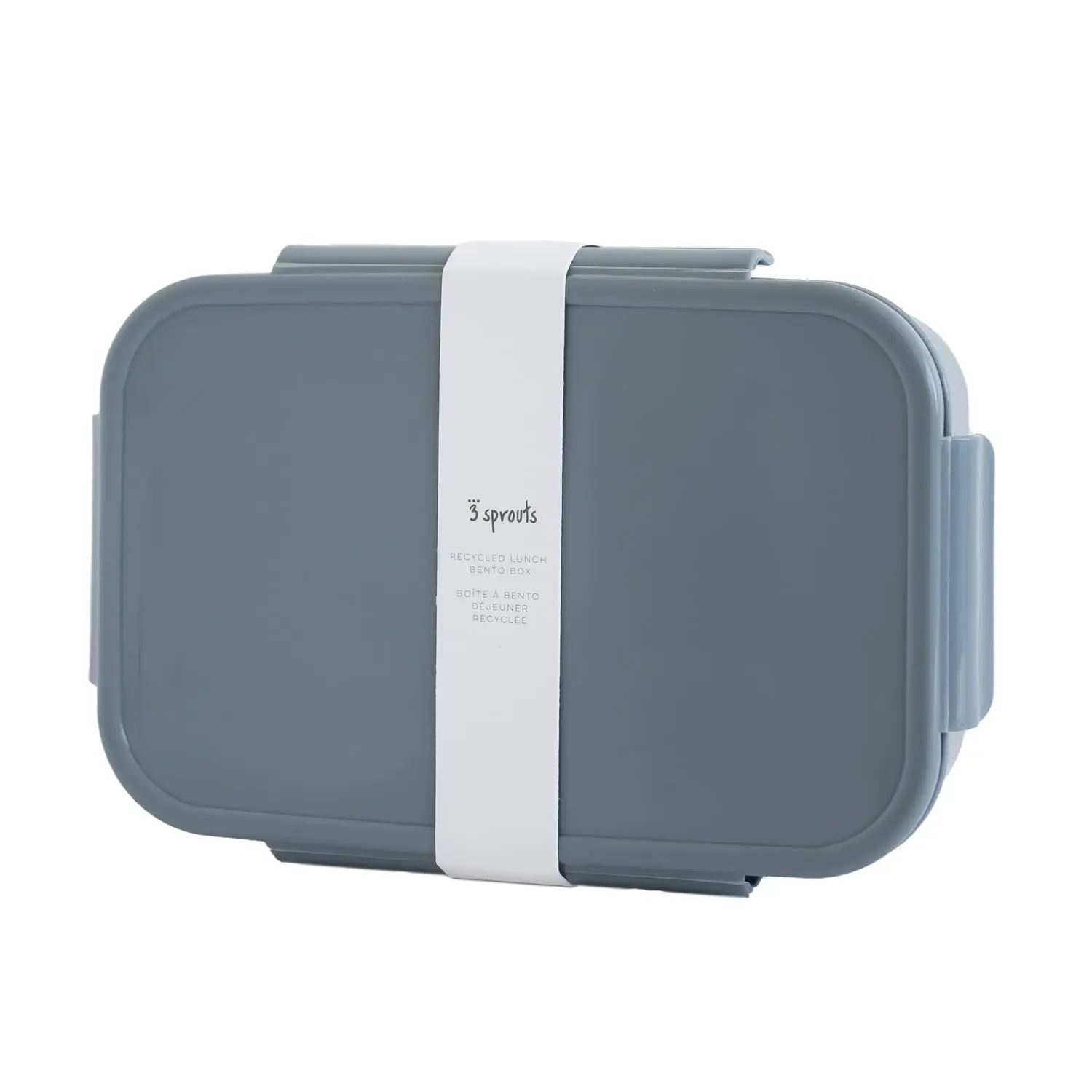 3 Sprouts Recycled Plastic Bento Box for Kids - Premium Eco-Friendly Kids Bento Lunch Box - Leakproof Kid Toddler Lunch Box for Daycare with Multiple Compartments, Microwave & Dishwasher Safe