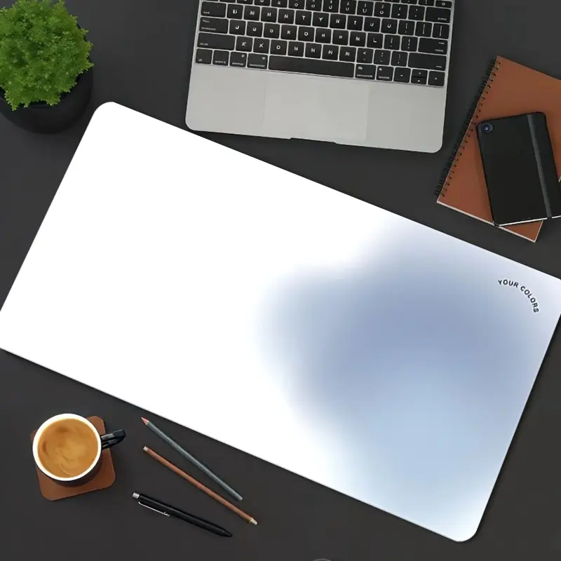 Abstract Cloud Mouse Pad Soft Gaming Mouse Pad Light Blue Mouse Pads for Desk Rubber Stitched Edges Keyboard Pad XXL Large Extended Desk Accessories Desk Decor For Office