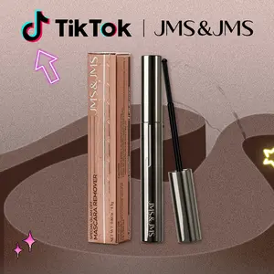 Eye Makeup Remover--JMS&JMS Hypoallergenic Waterproof Mascara Remover for Sensitive Eyes, Powerful and Fast Mascara Removal, Residue-Free, Non-Greasy, Gentle and Hydrating Cream Mascara Cleanser Feb Faves